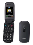 Panasonic KX-TU446 - Telefono con funzionalità - display LCD - 320 x 240 pixel - nero